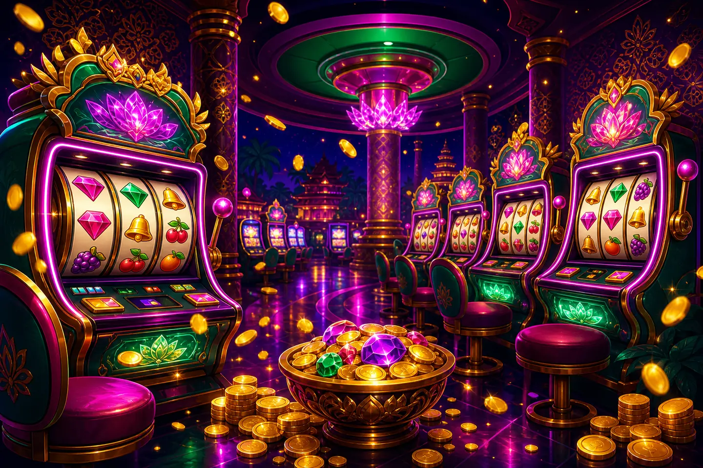 Ilustrasi konsep Slotplay